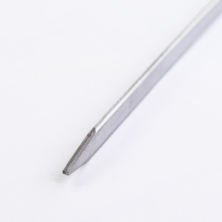 Шампур нержавеющий 670*12*3 мм с деревянной ручкой в Перми