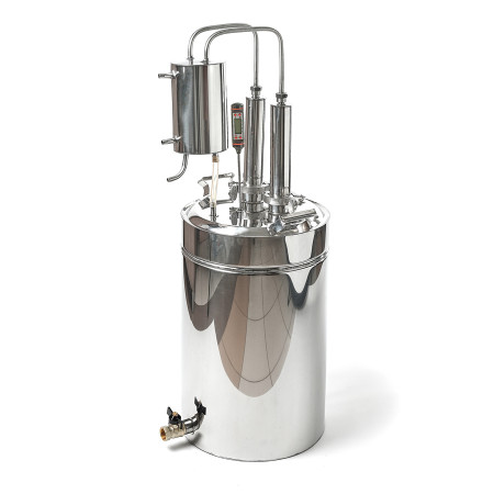 Cheap moonshine still kits "Gorilych" double distillation 20/35/t (with tap) CLAMP 1,5 inches в Перми