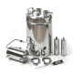 Cheap moonshine still kits "Gorilych" double distillation 10/35/t with CLAMP 1,5" and tap в Перми