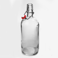 Colorless drag bottle 1 liter!