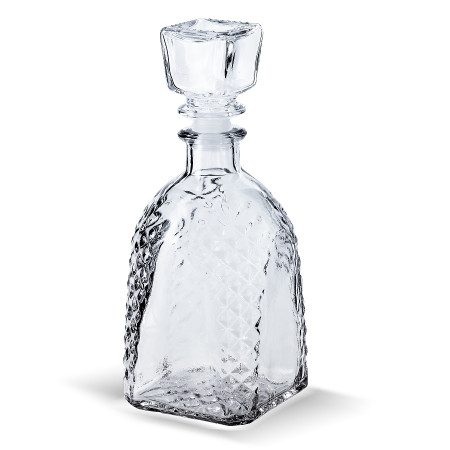 Бутылка (штоф) "Арка" стеклянная 0,5 литра с пробкой  в Перми