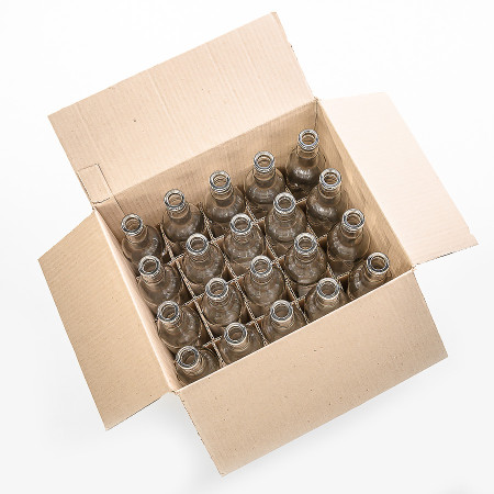 20 bottles of "Guala" 0.5 l without caps in a box в Перми